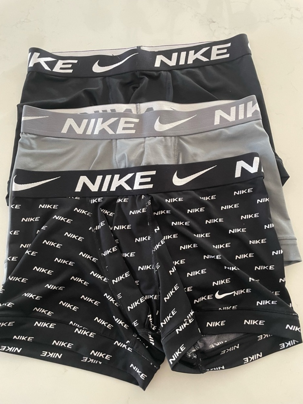 Nike Black & White Dri-FIT Boxer Briefs 3-Pack - Picture 2 of 3